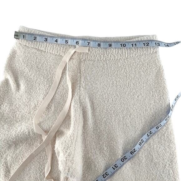 Softies Women's Almond Marshmallow Reverse Seam Crew Neck Lounge Set XS - Picture 9 of 11